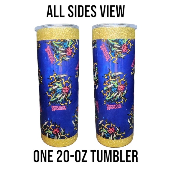 Dungeons & Dragons/20oz Handcrafted Tumbler - Picture 3 of 3